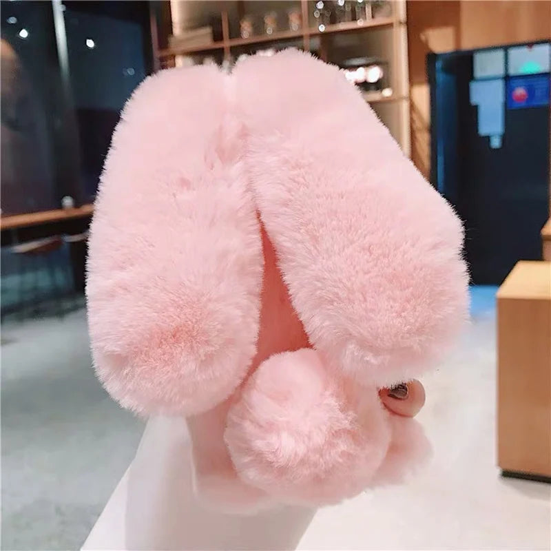 YKRON Plush Rabbit Furry Phone Case