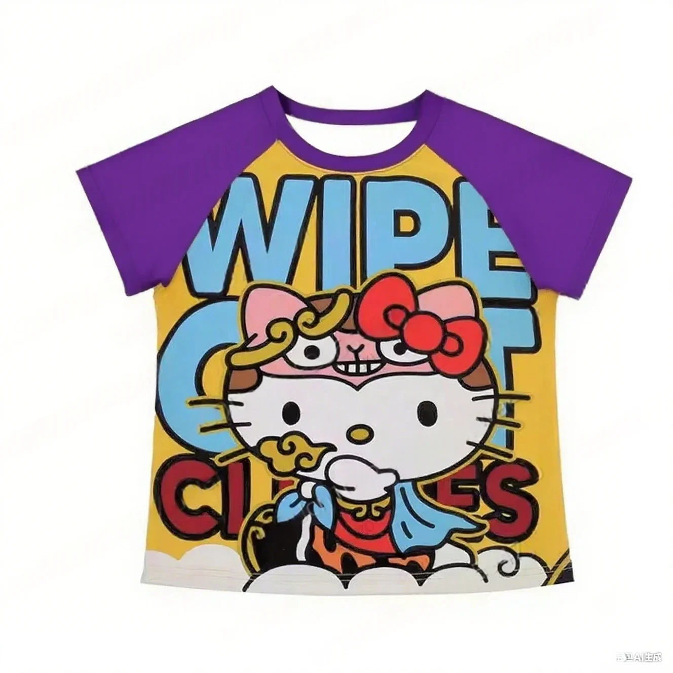 YKRON Hello Kitty Anime Graphic Tee
