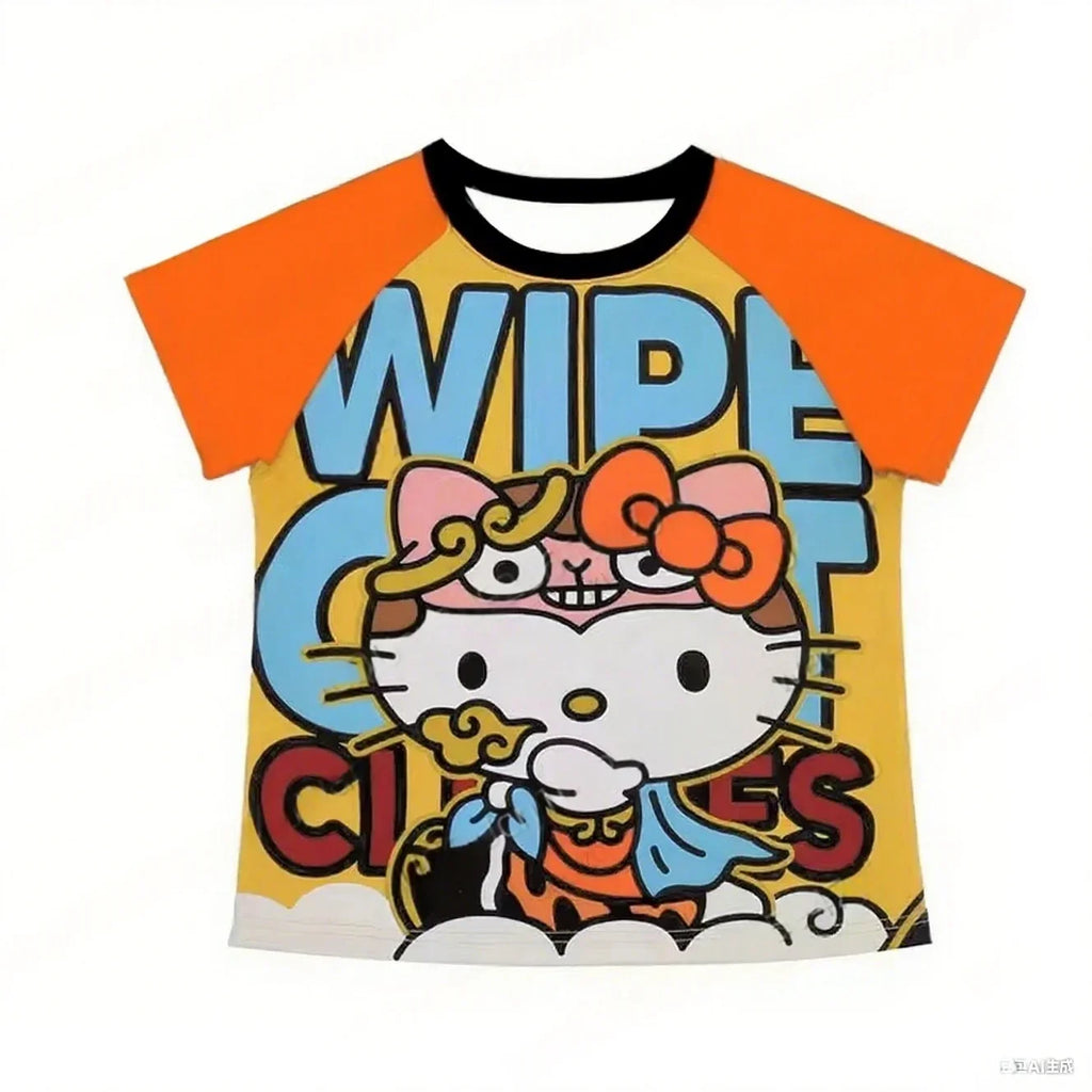 YKRON Hello Kitty Anime Graphic Tee