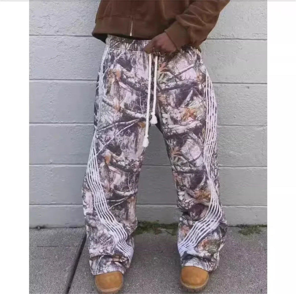 YKRON Y2K Camo Tactical Jogger Sweatpants