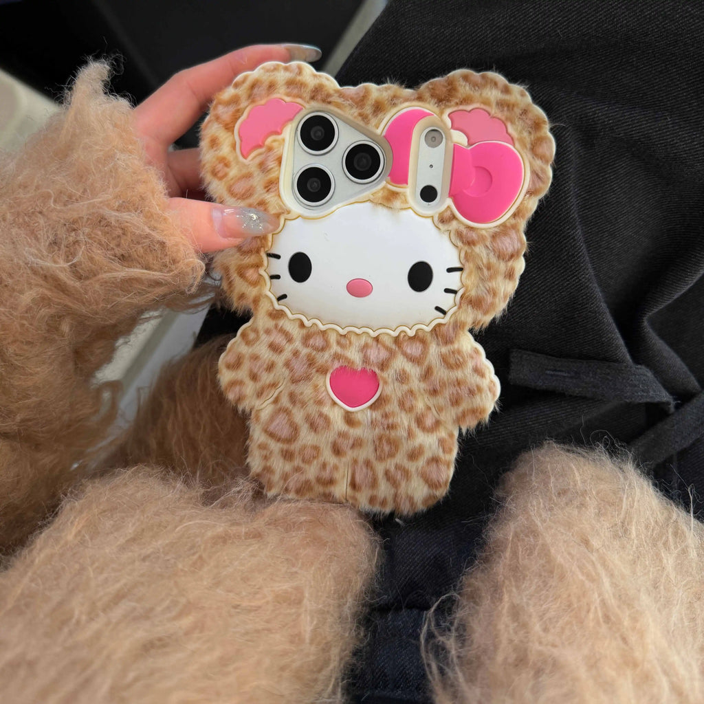 YKRON Hello Kitty Plush Phone Case