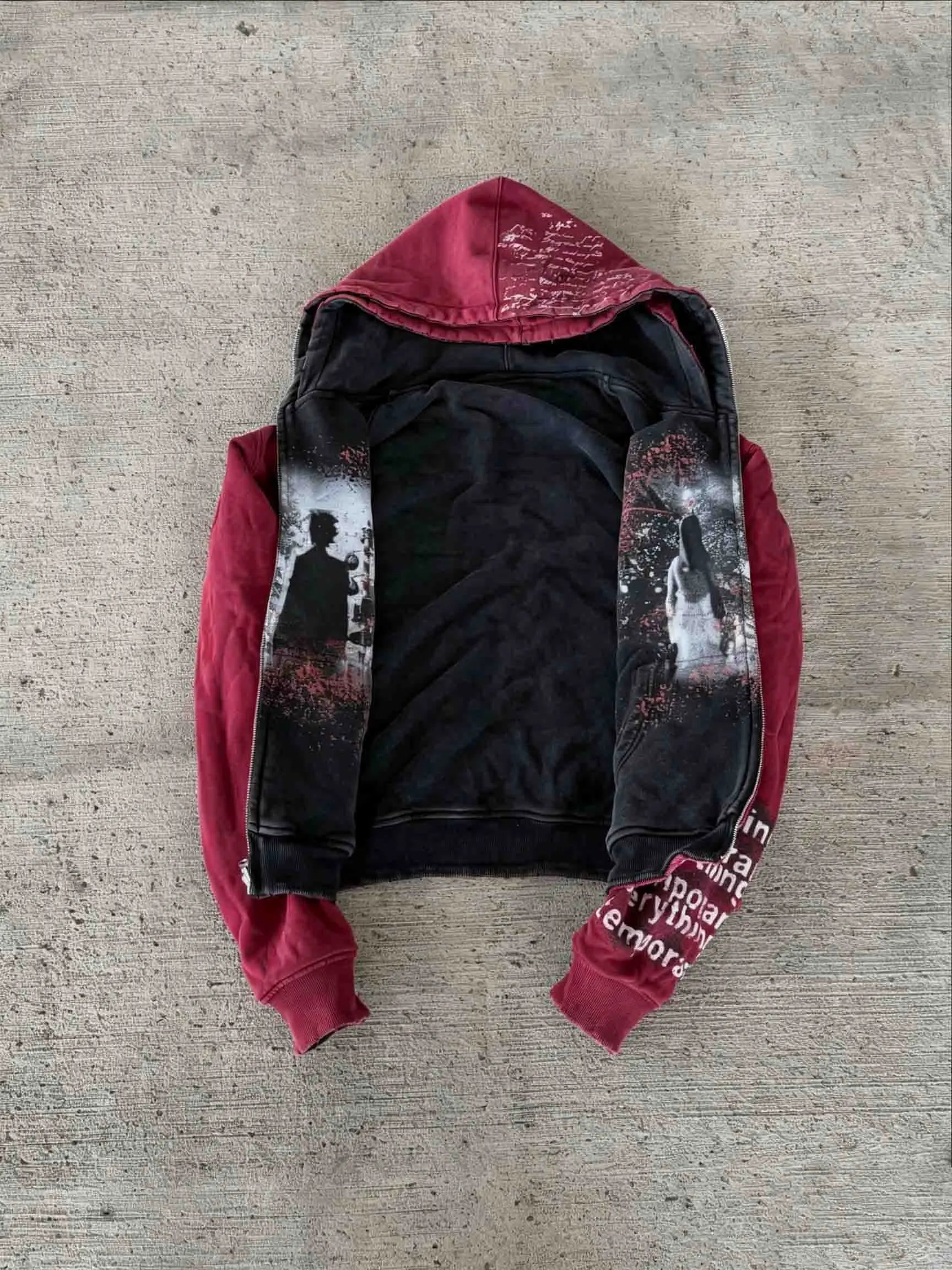YKRON Valley Dreams Dark Style Oversized Hoodie