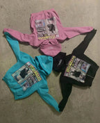 YKRON Y2K Gothic Print Loose Hoodie