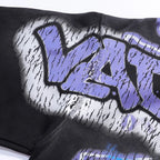 YKRON Vale Cheetah Print Washed Vintage Hoodie