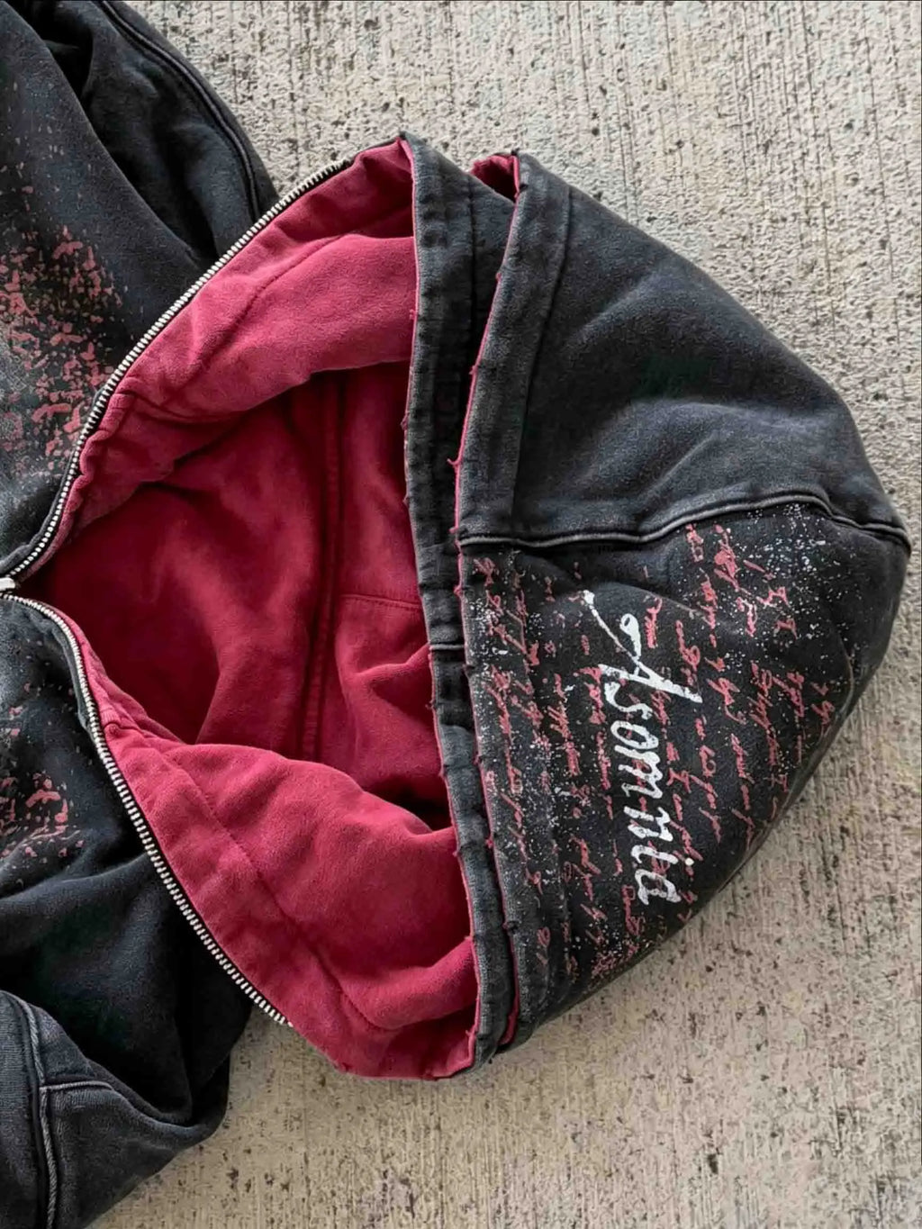 YKRON Valley Dreams Dark Style Oversized Hoodie