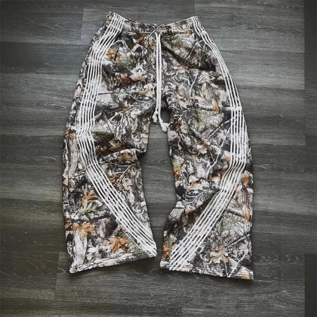 YKRON Y2K Camo Tactical Jogger Sweatpants