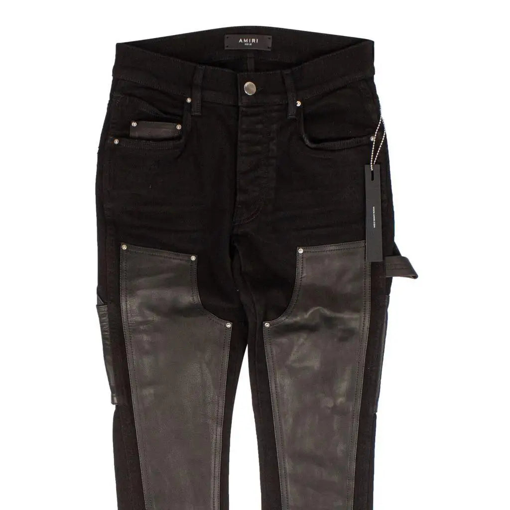 YKRON Leather Trim Comfort Fit Sweatpants
