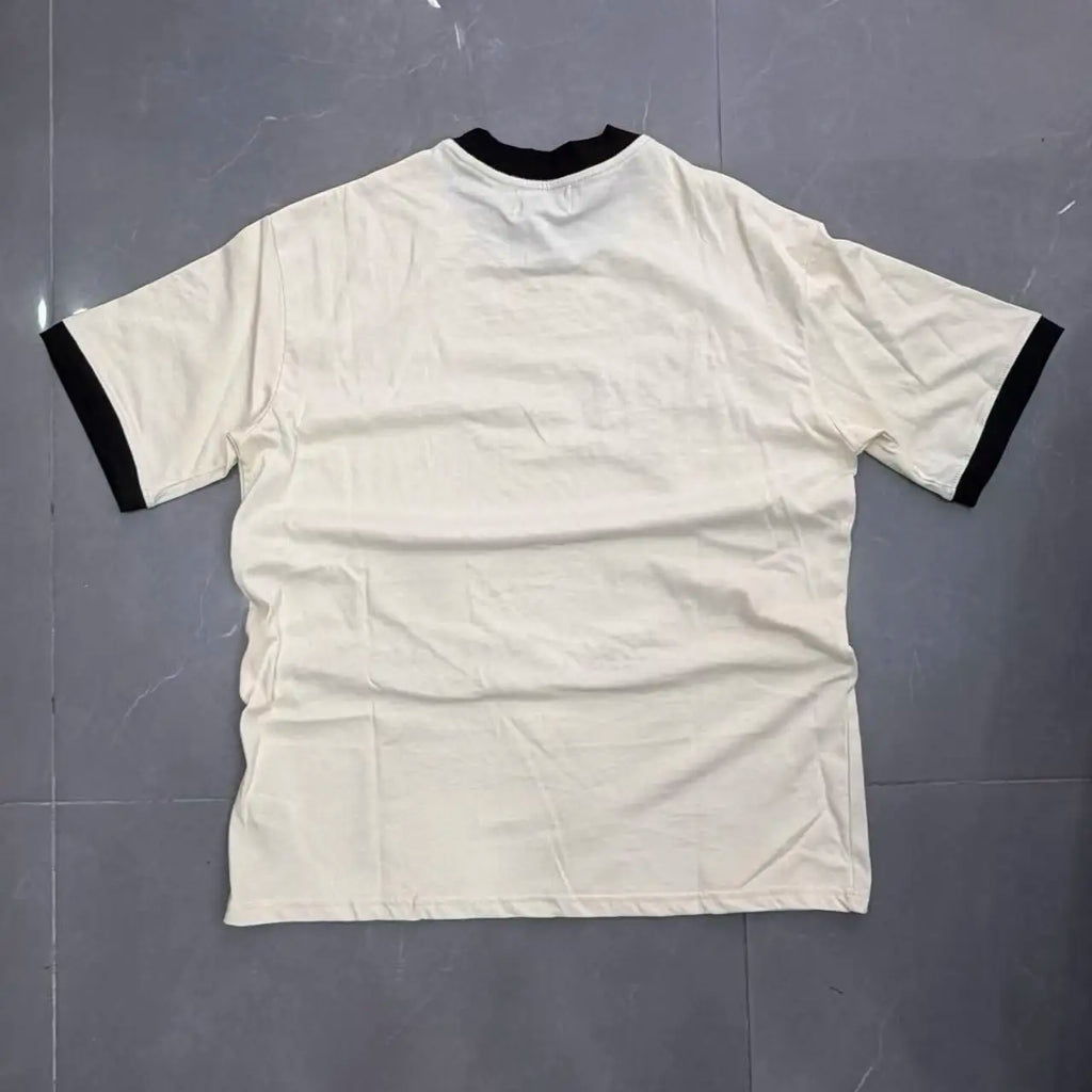 YKRON Shinning Diamond Letter Oversized Tee