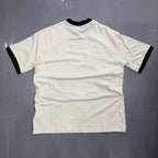 YKRON Shinning Diamond Letter Oversized Tee