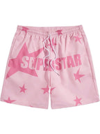YKRON Pink Superstar Star Print Shorts