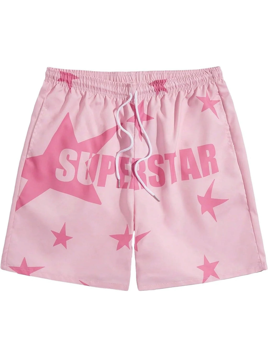 YKRON Pink Superstar Star Print Shorts