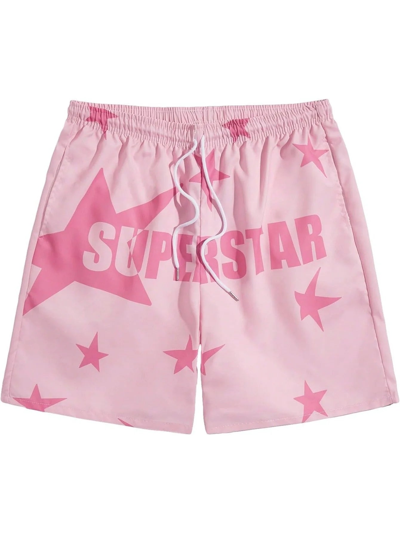 YKRON Pink Superstar Star Print Shorts