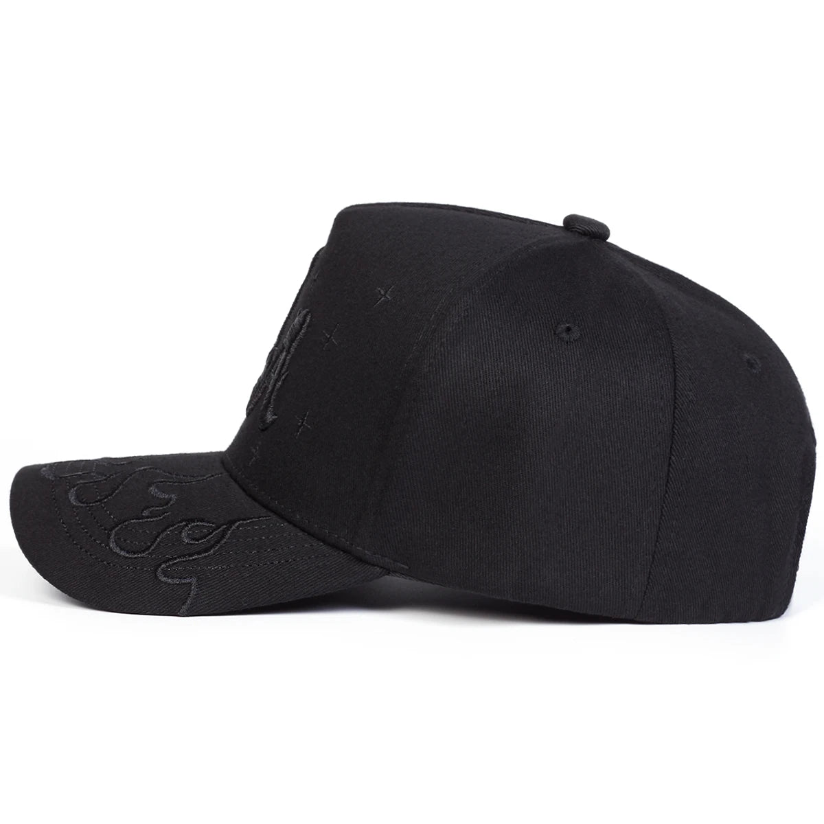 YKRON LA Flame Star Embroidery Cap