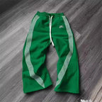 YKRON Y2K Gray Wide Leg Tactical Sweatpants
