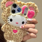 YKRON Hello Kitty Plush Phone Case