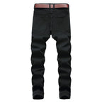 YKRON Y2K Distressed Red Hip Hop Jeans