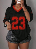 YKRON NO.23 Minimalist Y2K Basketball Jersey Tee