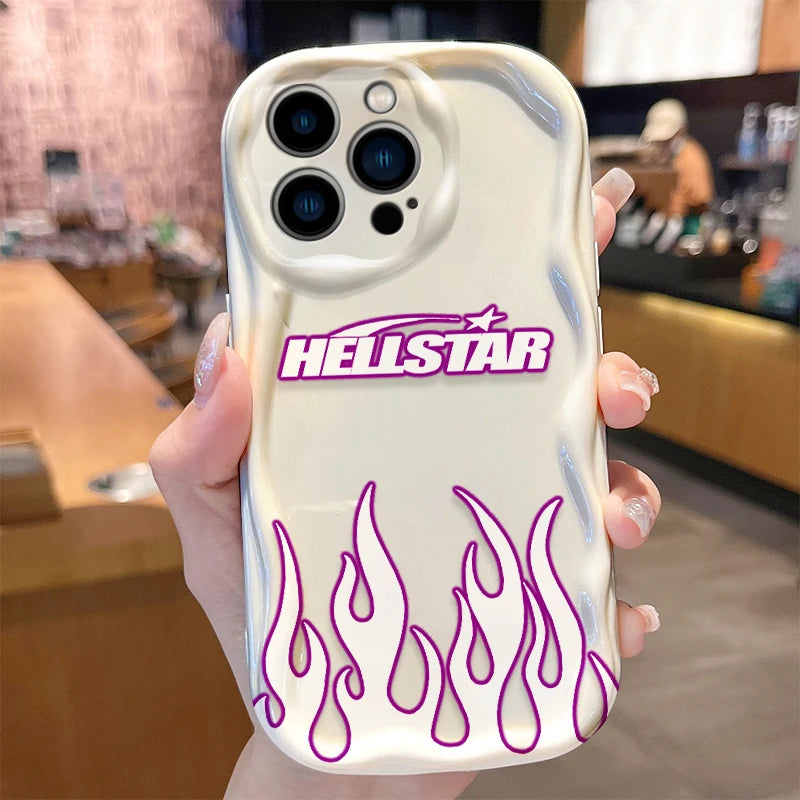 YKRON Hellstar Wave Silicone Phone Case