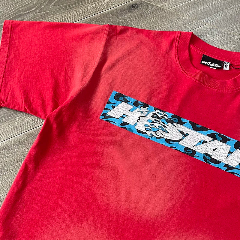 YKRON Hellstar Washed Cotton Tee