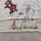 YKRON Shinning Diamond Letter Oversized Tee