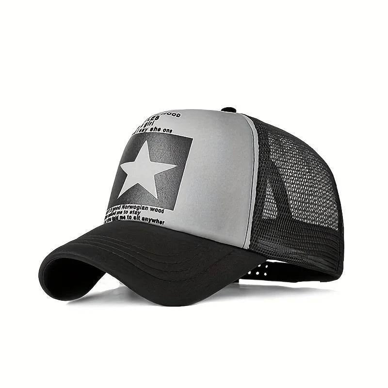 YKRON Five Star Print Dad Hat