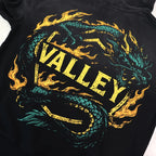 YKRON Vale Retro Embroidery Diamond Zip Hoodie