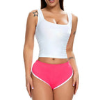 YKRON Women's Casual Stretch Yoga Shorts