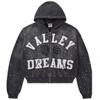 YKRON Valley Dreams Dark Style Oversized Hoodie