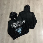 YKRON Vale Washed Ripped Knit Crewneck Sweater