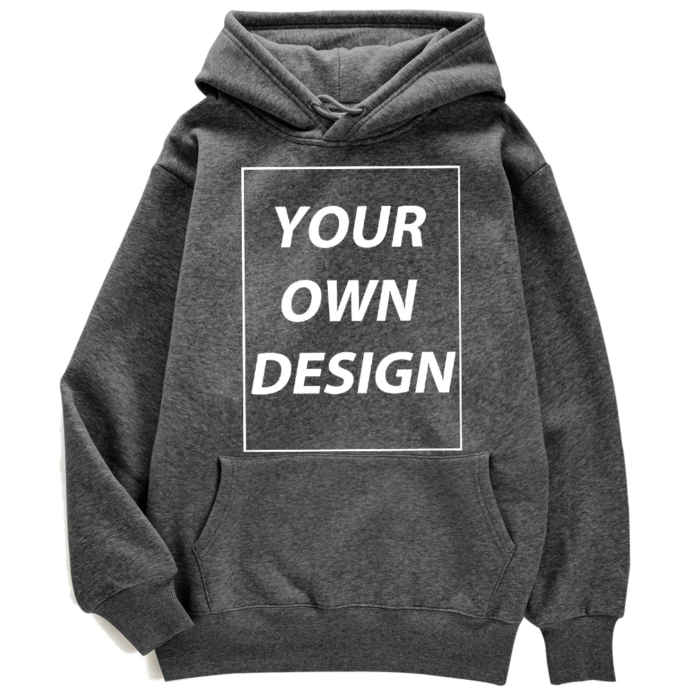 YKRON Custom DIY Print Streetwear Pullover Hoodie