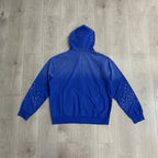 YKRON Vale Washed Ripped Knit Crewneck Sweater