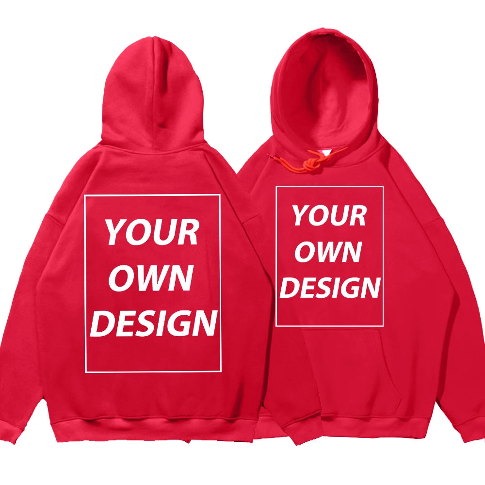 YKRON Custom DIY Print Streetwear Pullover Hoodie