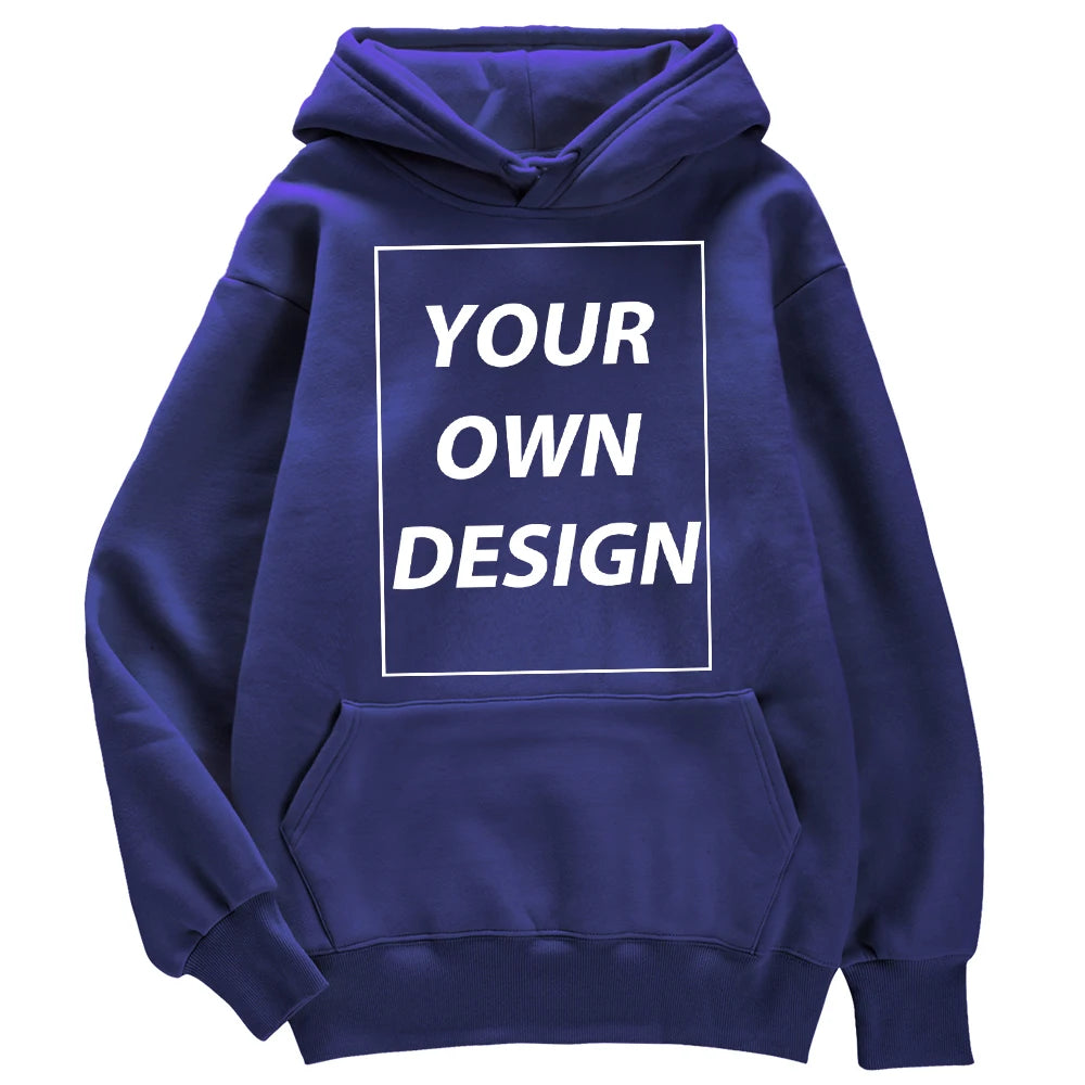 YKRON Custom DIY Print Streetwear Pullover Hoodie