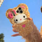 YKRON Hello Kitty Plush Phone Case