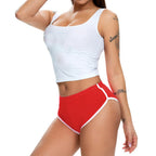 YKRON Women's Casual Stretch Yoga Shorts
