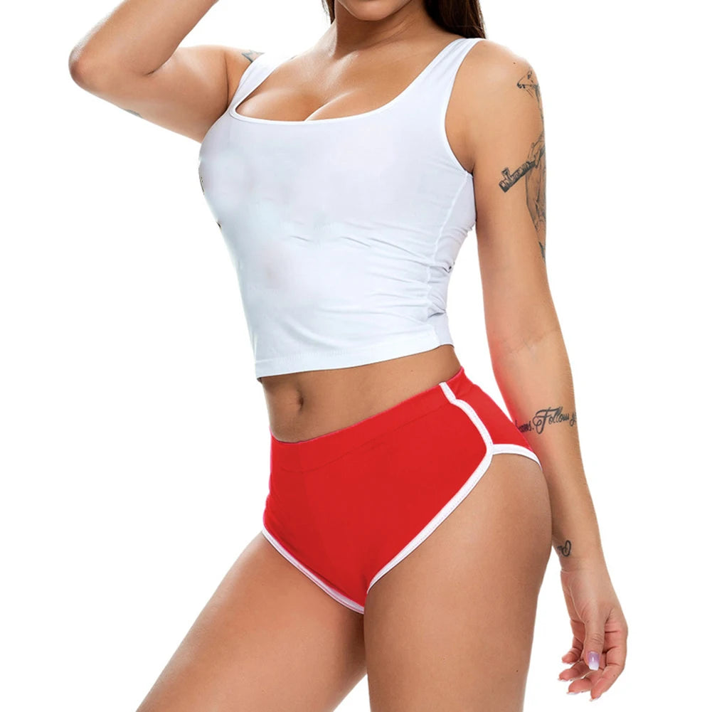 YKRON Women's Casual Stretch Yoga Shorts