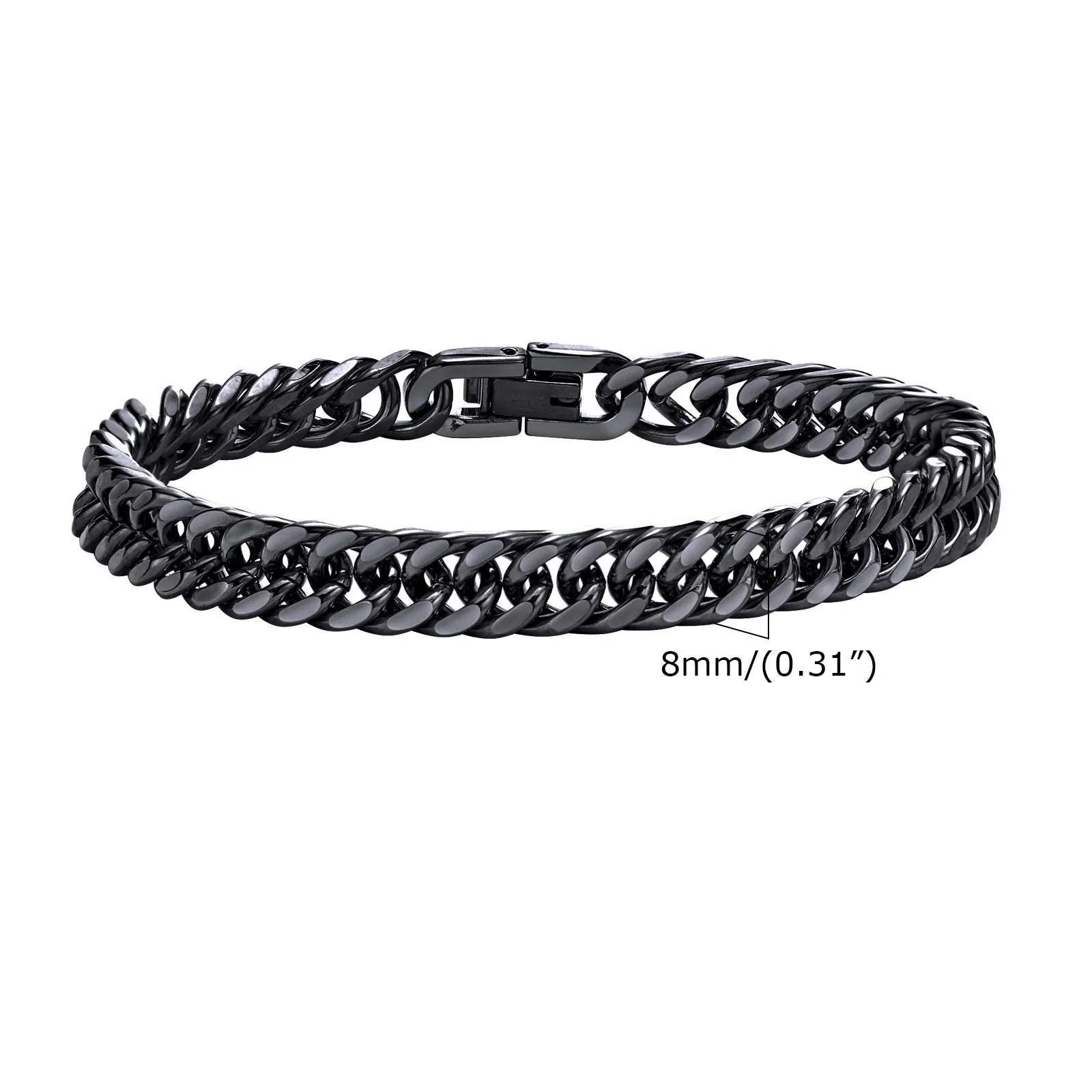 YKRON Heavy Cuban Stainless Steel Bracelet