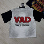 YKRON Rhinestone Diamond Baggy Streetwear Tee