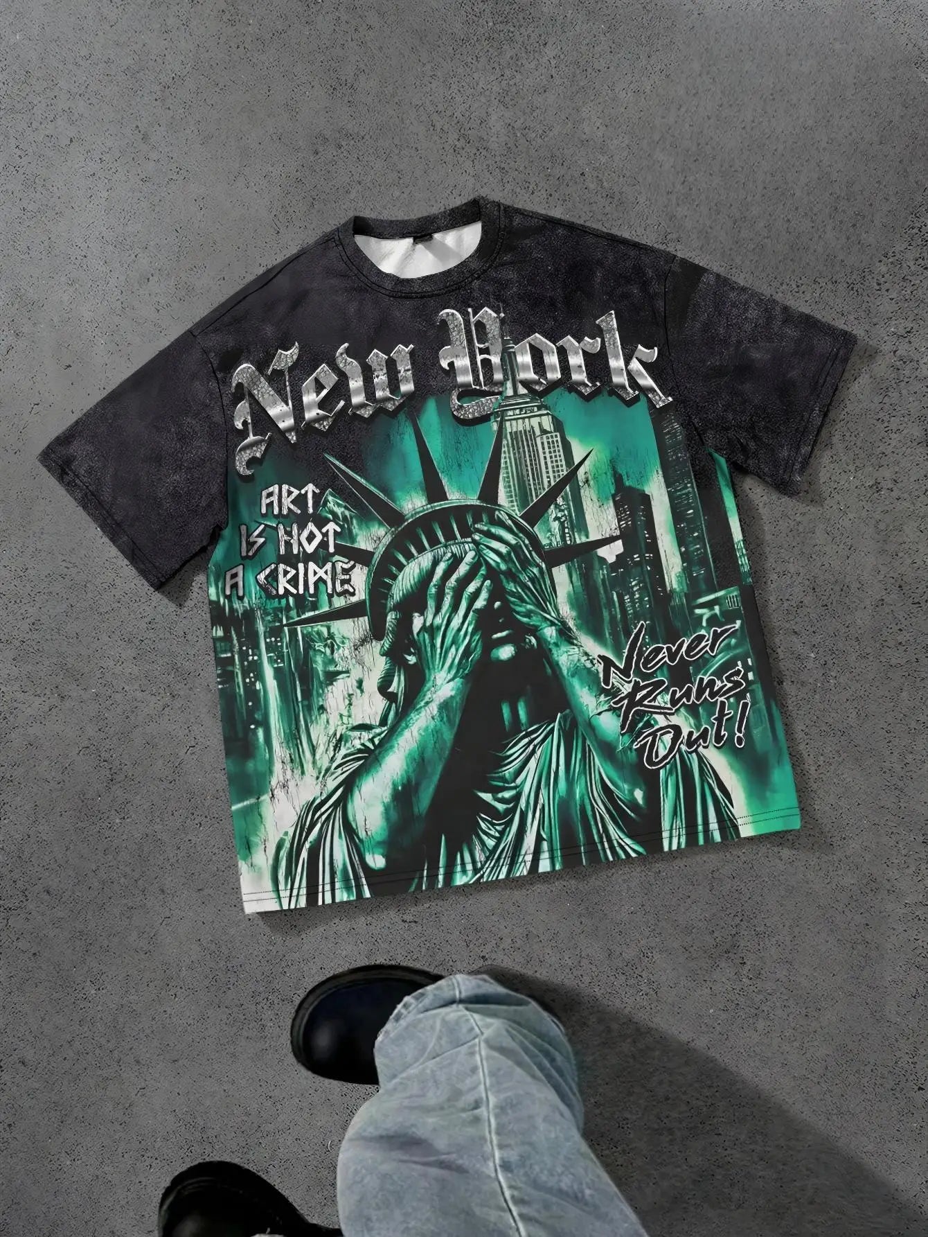 YKRON 3D Pattern Print Summer Tee