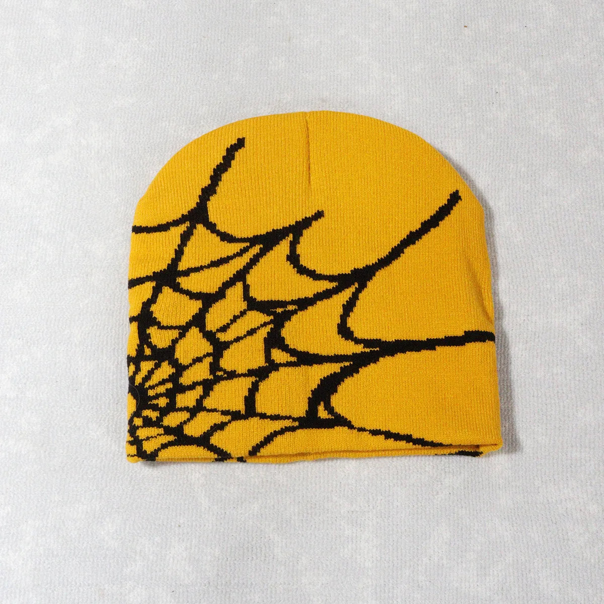 YKRON Spider Web Knit Y2K Beanie