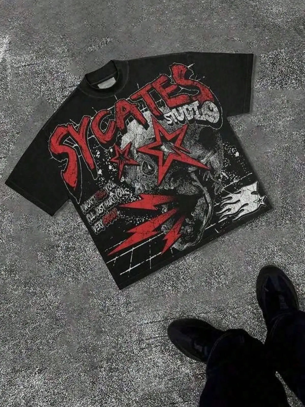 YKRON Grunge Revival Graphic Tee