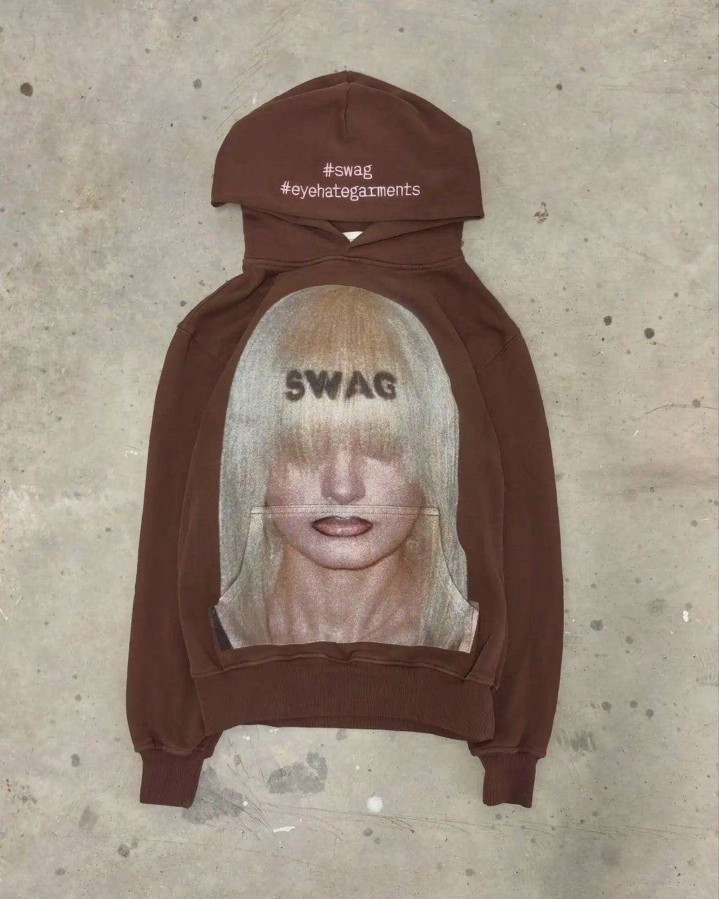 YKRON Harajuku Gothic Oversized Hoodie