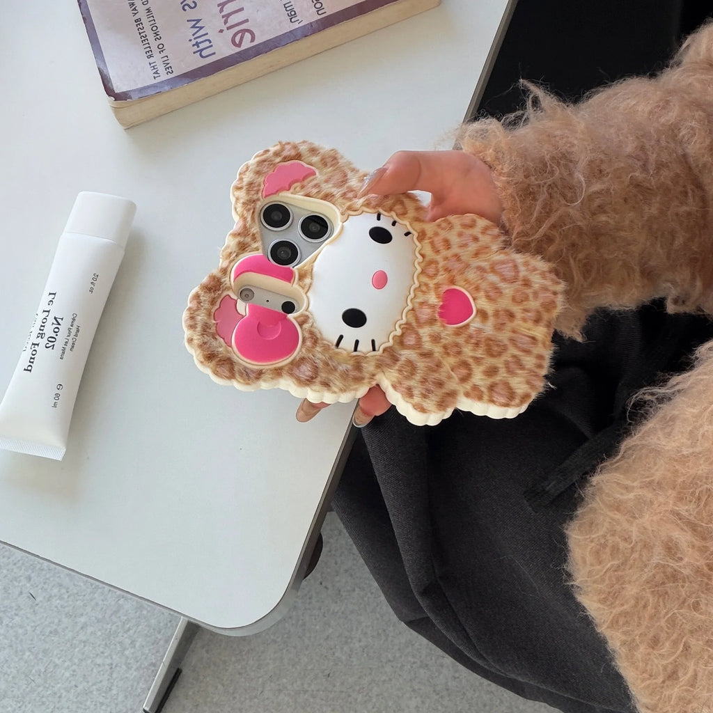 YKRON Hello Kitty Plush Phone Case