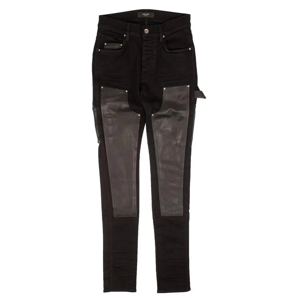 YKRON Leather Trim Comfort Fit Sweatpants