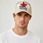 YKRON Punk Skull Crossbones Trucker Cap