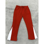 YKRON Cross Print Color-Block Sweatpants