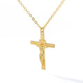 YKRON Jesus Cross Stainless Steel Choker Necklace