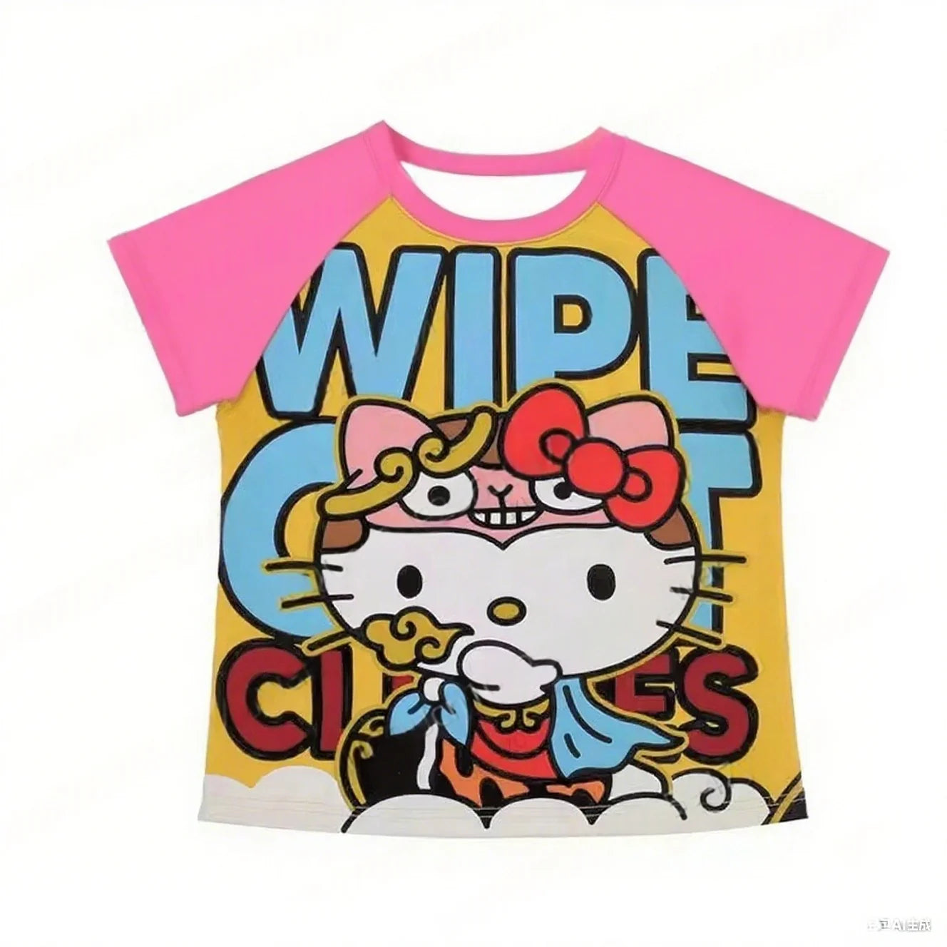 YKRON Hello Kitty Anime Graphic Tee