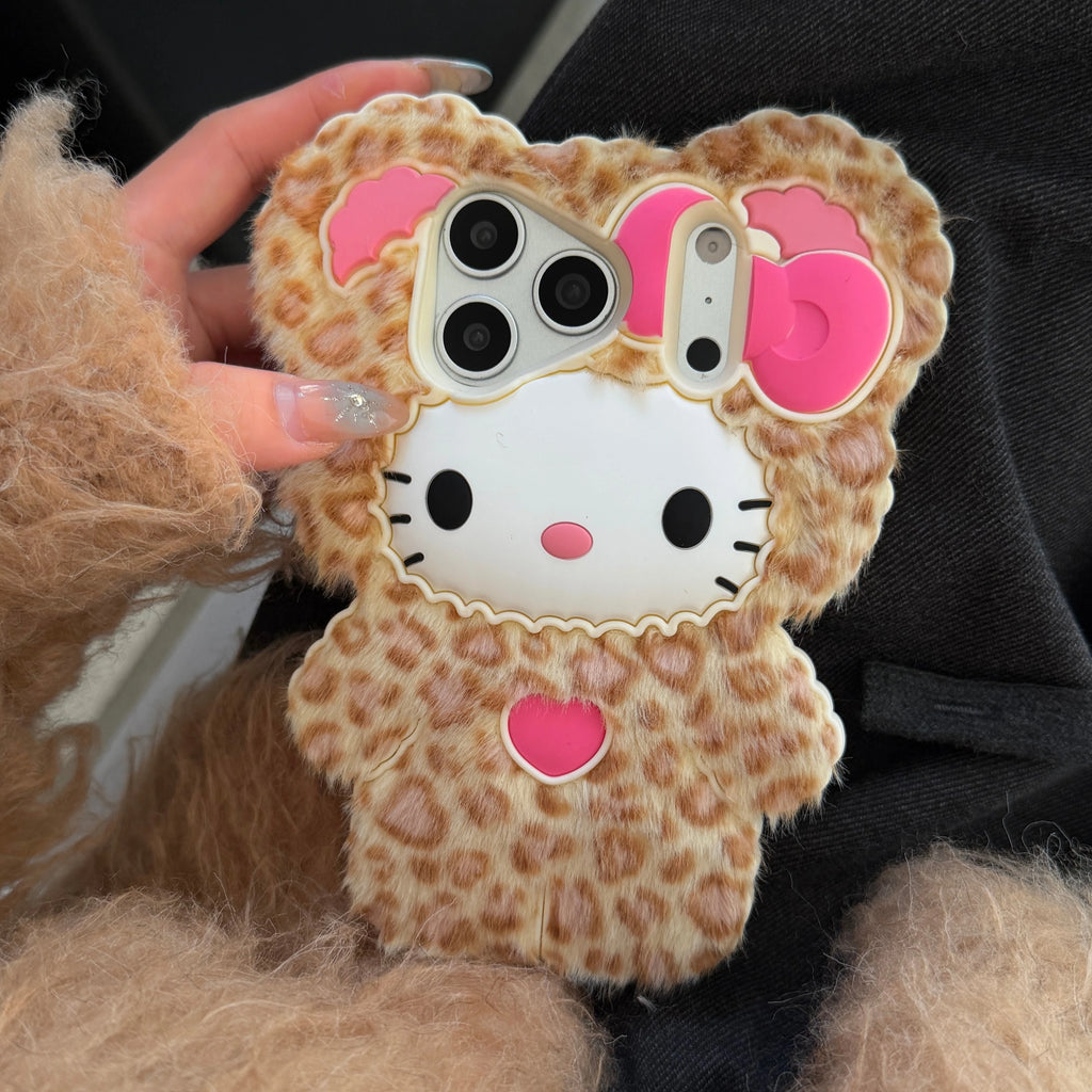 YKRON Hello Kitty Plush Phone Case