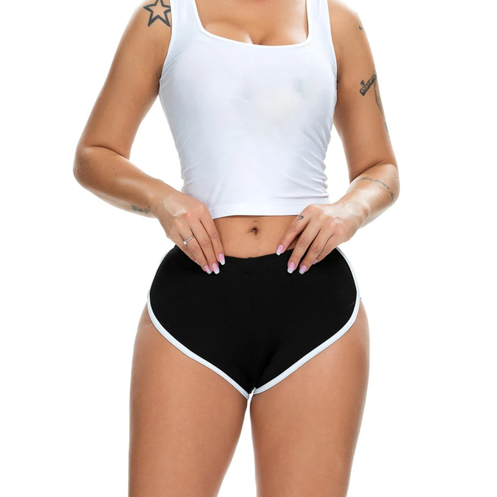 YKRON Women's Casual Stretch Yoga Shorts